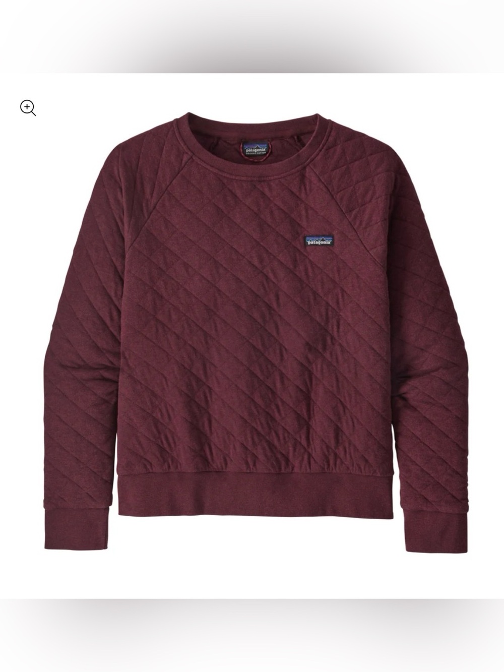 Patagonia Organic Cotton Quilt Crew Size Large